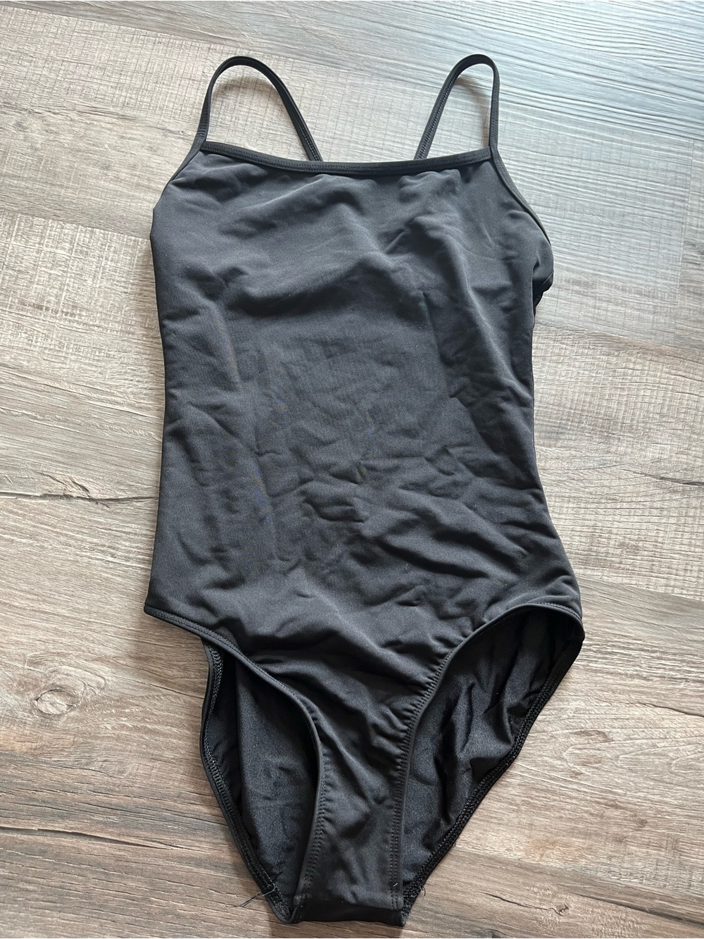 Black Mariia Leotard Racerback